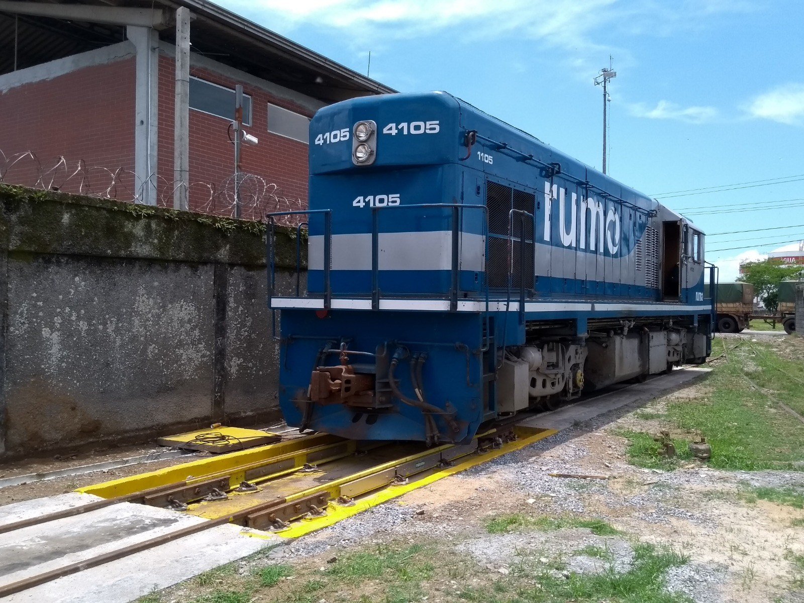 VLI locomotive on the dynamic scale