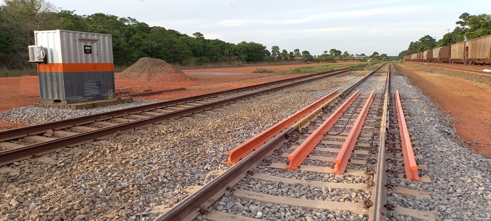 Weighing rails in perspective