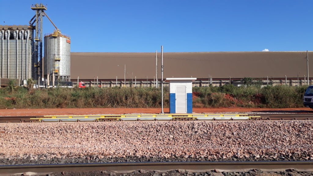 Scale at a grain terminal