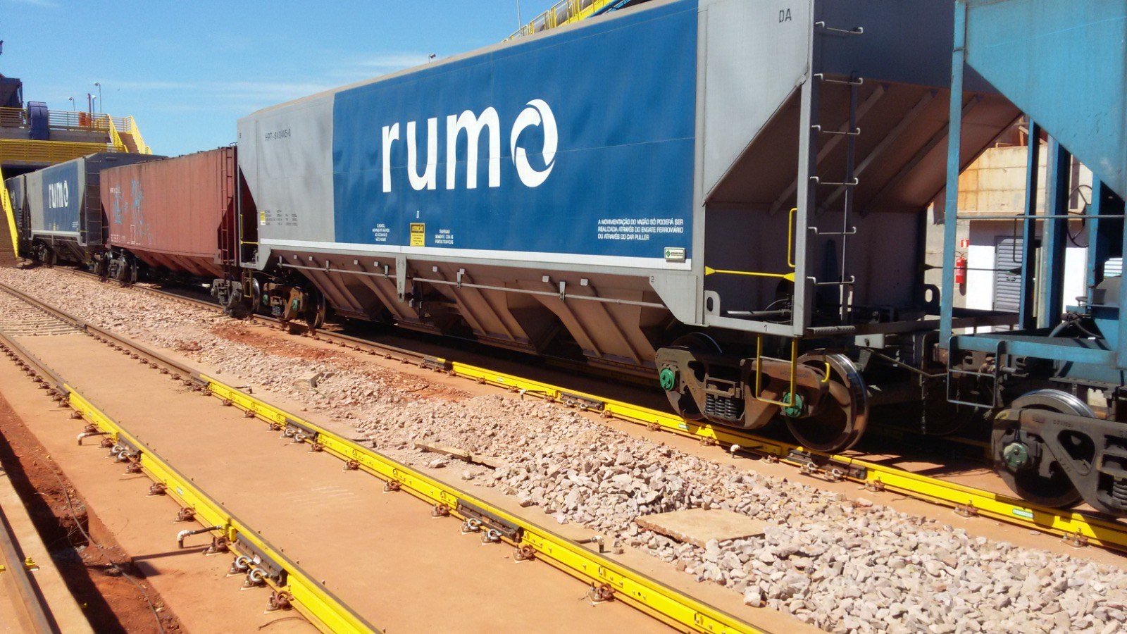 MASSA dynamic rail scale weighing railcars in motion